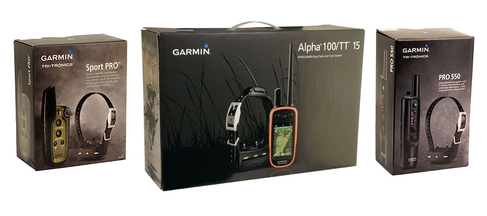 Тестирование приборов для дрессировки собак: GARMIN Alpha 100/TT15, GARMIN PRO 550, GARMIN Sport PRO garmin