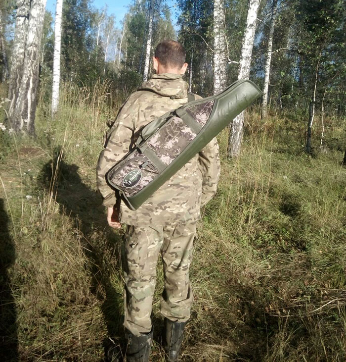 Переноска ружья в кейсе ВЫСТРЕЛ за спиной кейс за спиной