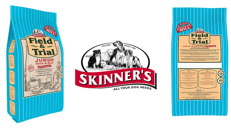 Корм для собак Skinners Field&Trail Junior Duck and Rice. Корм для собак