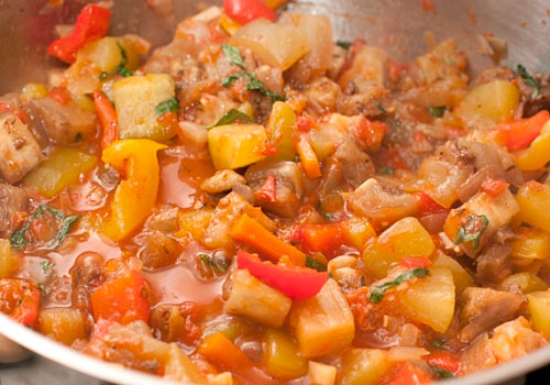 Рагу из косули. Фото к рецепту рагу из косули